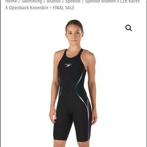 Speedo LZR Racer x Open Back Kneeskin Size 26